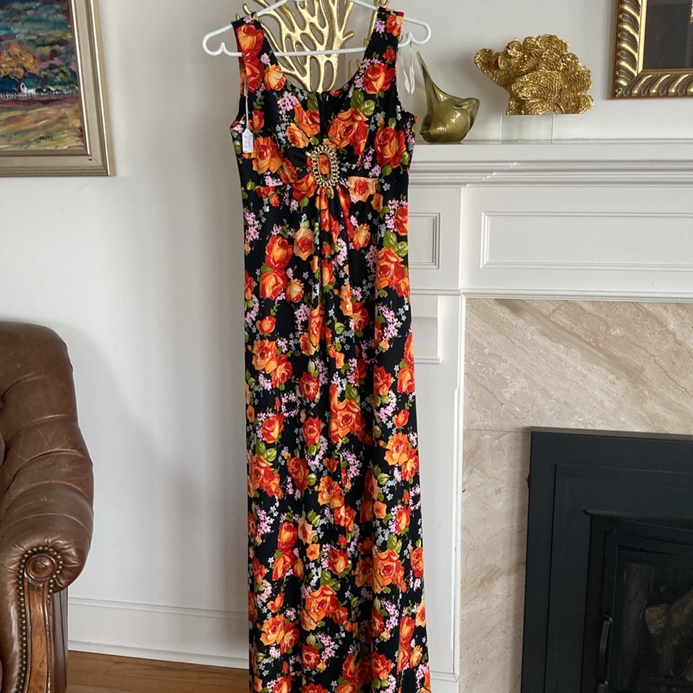 Vintage Maxi Dress Floral